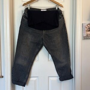 Top shop maternity mom jean black size 32